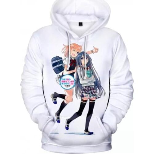 Pop 3D My Teen Romantic Comedy SNAFU hoodies Men/women Hoodie sweatshirts casual 3D Print Hamachi pullover Teenage white clothes