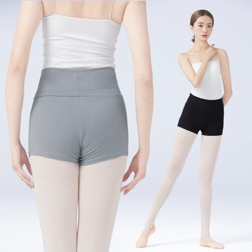 Women Ballet Dance Shorts Girls Black Full Cotton Professional Lady Leggings Boxer Pants for Dancing