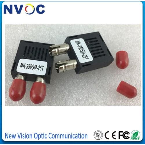 1*9,155Mb/s Single Mode Duplex ST 25KM,+3.3/5V 1310nm FP,1*9 Fiber Optical module Transceiver