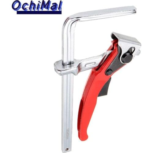 1PC/2PCS Quick Guide Rail Clamp Carpenter F Clamp Quick Clamping for MFT and Guide Rail System Hand Tool Woodworking DIY