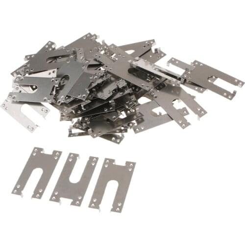 50 Pcs PV Wire Clip Stainles Solar Cable Management Cable Adapter Retainers