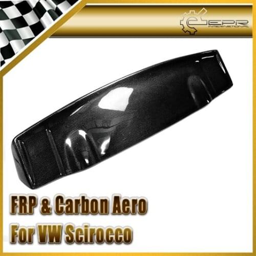 Car Styling For VW Scirocco Vortex Style Carbon Fiber Rear Spoiler