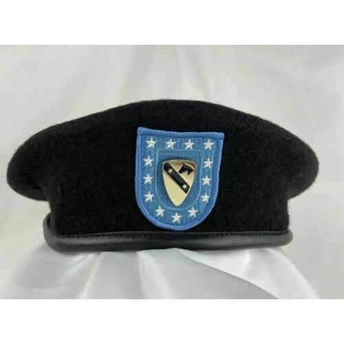 Us Army Infantry Regiment Beret 1st Team Horse Cavalry Division Military Hat armyshop2008