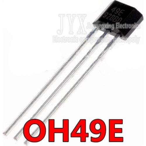 10pcs 49E Hall element OH49E SS49E TO-92S Hall sensor Hall Effect Sensor new