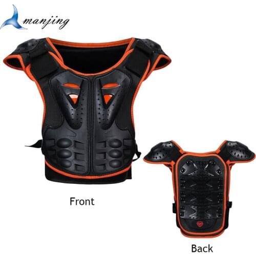 Childrens roller skating back chest protection night reflective armor