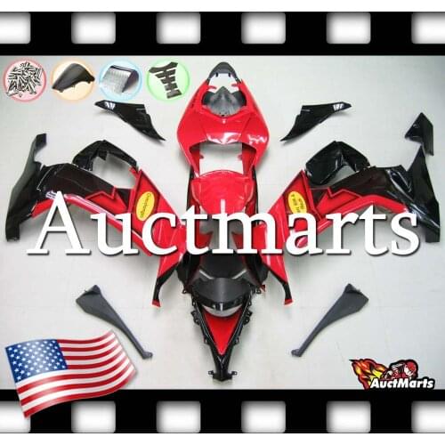 For Kawasaki Ninja ZX10R 08-10 08 09 10 Injection Plastic Fairing Kit (P/N:3j15)