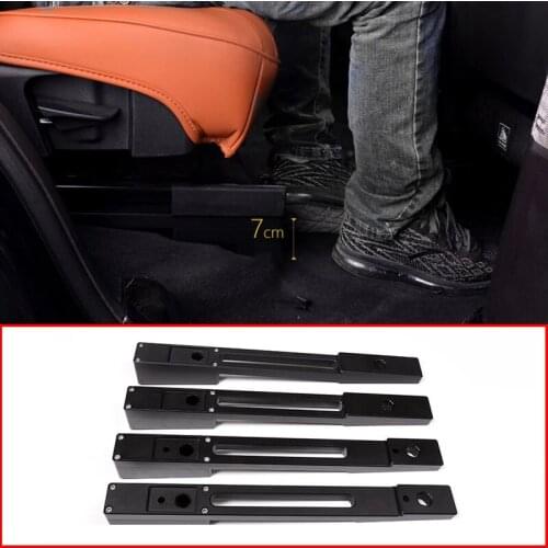 For Land Rover Discovery 5 LR5 L462 2017 2018 Car Aluminum alloy The Second Seat Increase Height Strips Trim Accessories