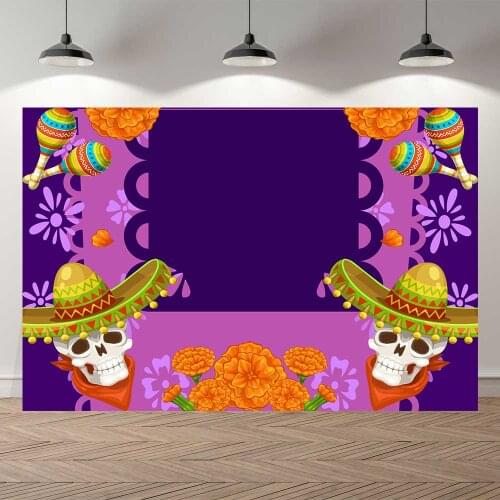 Seekpro Happy Halloween Birthday Castle Candy Pumpkin Skeleton Background Bat Moon Light Night Photo Backdrop Photography