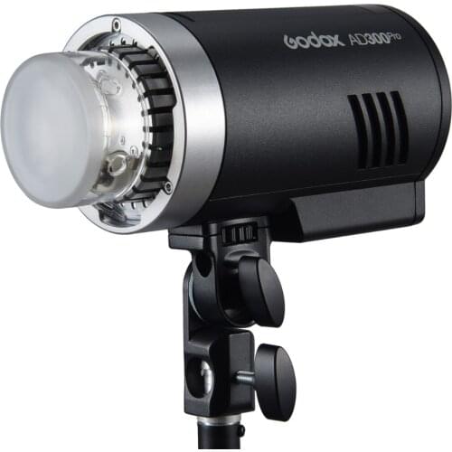 Godox AD300Pro 300W HSS TTL 2.4G 1/8000 light Round Head Outdoor Flash with Lithium Battery AD-E2 bracket for DSLR Cameras