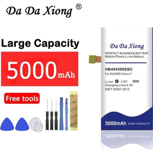 HB494590EBC Battery for Huawei Honor 7 G620 G628 Honor7 High Capacity 5000mAh mobile phone battery