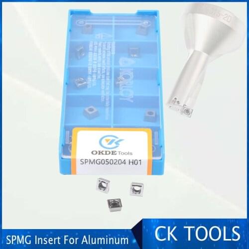 Carbide insert SP type aluminum SPMG 050204 060204 07T308 090408 S110408 SPMG140512 high speed insert power fast drill insert