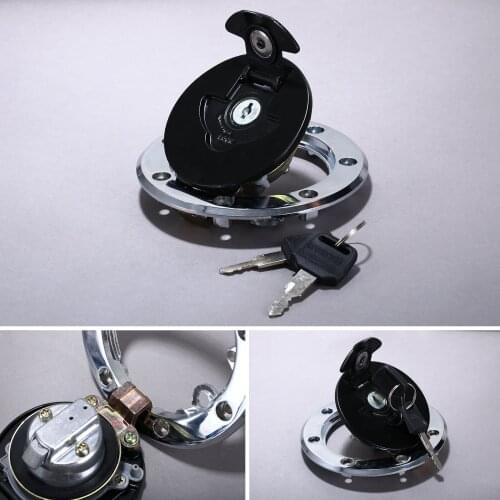 Motorcycle Fuel Tank Cap Aluminum Fuel Gas Cap Cover + Key for Kawasaki Ninja ZX6R 94-97 ZX7R 96-03 ZX9R 97-98 ZX11 ZX1100 ZR250