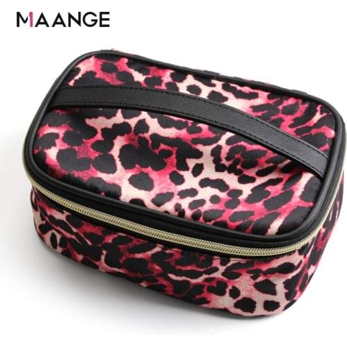 MAANGE Cosmetic Bag Makeup Brush Case Travel Makeup Pouch Beauty Container Empty Brush Holder Storage Organizer Make Up Tools