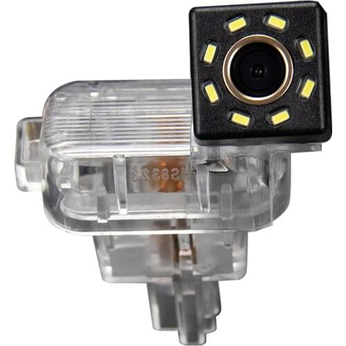 Misayaee Car Rear View Reverse Parking Camera Golden 8 LED for Mazda 3 Axela 2014 2015 Mazda CX-4 2016-2017