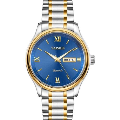 New fashion mens watch with stainless steel top brand luxury sports timing quartz watch mens relogio mascul