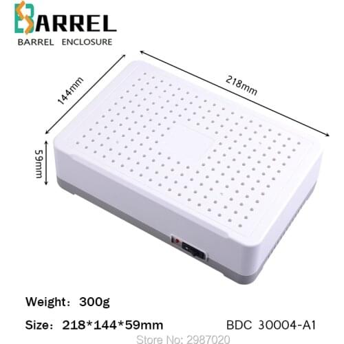 218*144*59mm plastic network enclosure abs junction box electronic instrument case housin diy project wifi electrical box
