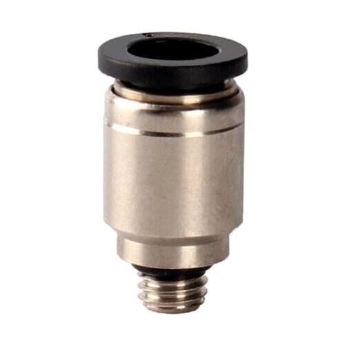 5pcs/lot Pneumatic Round Straight Air Pipe with Hexagonal Hole, Miniature Mini Connector Thread Straight Through POC4/6mm-M3/M5