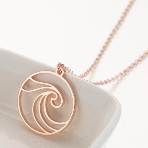 Europe and the United States popular, stainless steel necklace pentium waves necklace ladies necklace