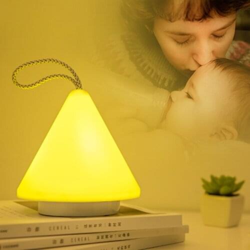 Portable Bedroom Hanging Lamps USB Charging LED Night Lights with Switch