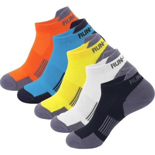 Professional Running Socks Men Outdoor Sport Thin Breathable Quick Dry Moisture Wicking Fitness Low Cut Short Socks