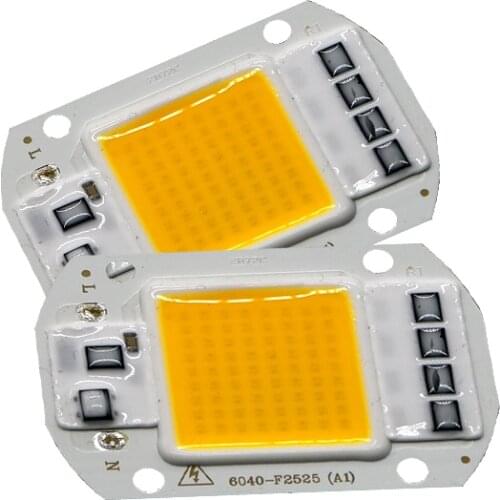 5pcs/lot Smart IC High Power LED Matrix For Projectors 20W 30W 50W DIY Flood Light COB LED Diode Spotlight Outdoor Chip Lamp