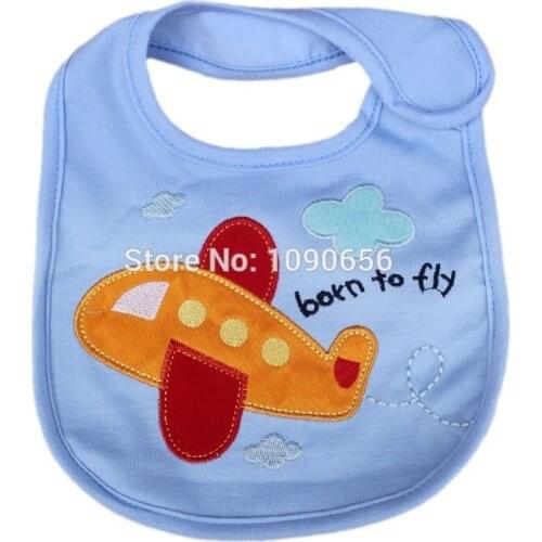 3 Layers Waterproof Baby Boys Bibs Fly Plane ties Handsome NewBorn dribble bibs Feeding Bibs Saliva Towel babador bandanas