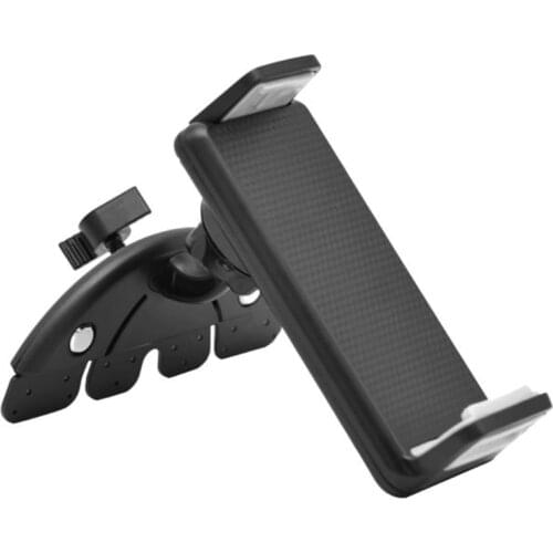 360 Rotation Car CD Slot Mount Holder Stand For 4-11 inch Smart Phone Tablet PC