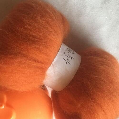 WFPFBEC 70s Australia COMBED 100% WOOL fiber merino diy wool for neddles felting 50g 100g 200g 300g 500g 1000g NO.53