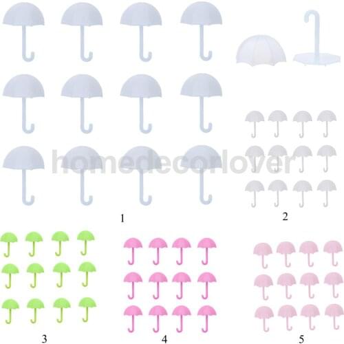12pcs Cute Umbrella Sweets Candy Gift Boxes Wedding Party Baby Shower Favour