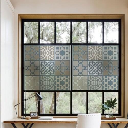 Window Film Electrostatic Drop-Shipping Heat-Proof Privacy Protection Reusable kitchen decor film for windows