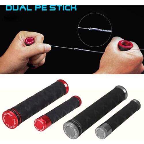 FG GT Knot Puller Tool Assist PE Fishing Line Bobbin Knotter Knotting Device Pulling Rod Pull Drag Tools Tension Line D5QD