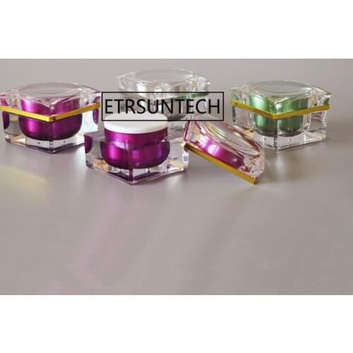 30g square shape acrylic cream bottle,eye cream jar,Cosmetic Jar,Cosmetic Packaging F1363