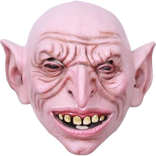 Latex Creepy Old Man Mask Novelty Scary Devil Masks Halloween Costume Party Carnival Headgear Cosplay Props