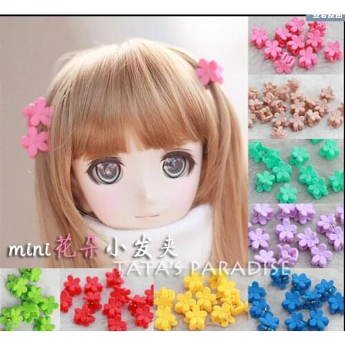Hot Sale Doll 10PCS/Lot Mini Hair ornaments Candy color hairpin Doll accessory (Fit blyth, Azone,BJD,mmk,Pullip,1/6doll)
