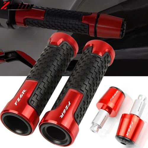 Motorcycles CNC Aluminum Accessories 7/8" 22mm Handlebar Hand Grips Handle Bar Cap Ends Plug For Yamaha FAZER FZ6 FZ6R FZ6-R