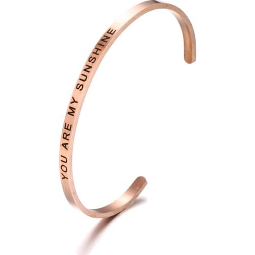 STRENGTH HOPE COURAGE fashion Inspirational wist Bracelet Men Vintage Bracelets Bangles For Women Men Jewelry 1PCS