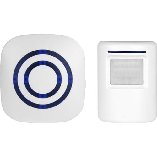 38 Songs Music Plug-in Split Doorbell Automatic Wireless Doorbell Welcome Body Door Bell with PIR Sensor Infrared Detector