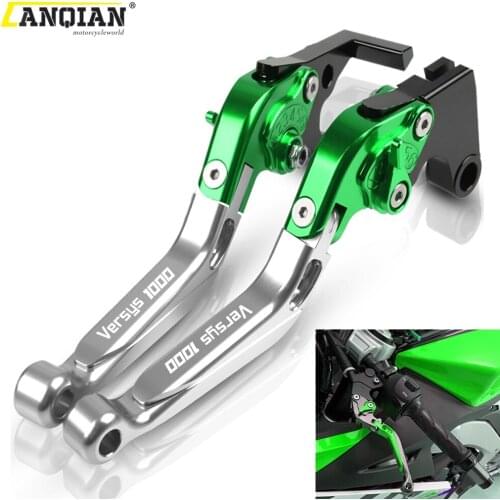 Versys1000 Accessories Motorcycle CNC Adjustable Extendable Foldable Brake Clutch Levers For Kawasaki VERSYS 1000 2012 2013 2014