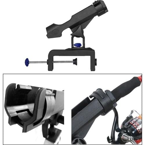 360 Degree Adjustable Removable Fishing Device Tool Kayak Boat Fishing Pole Stand Bracket Fix Pole Sea Rod Holder Mount Angle