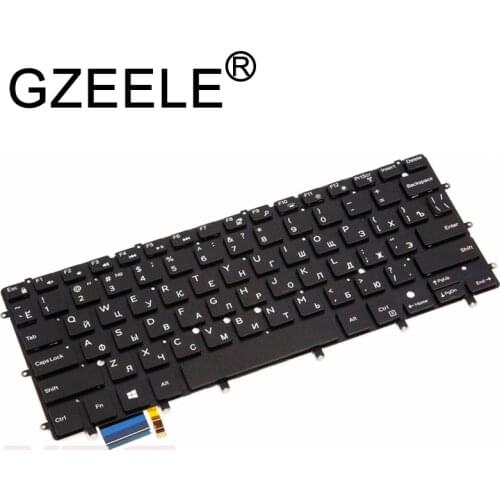 RU keyboard for Dell 13 7347 7348 P57G P57G001 P41F P41F001 9343 9350 9360 15BR N7547 N7548 7547 7548 17-3000 Backlit