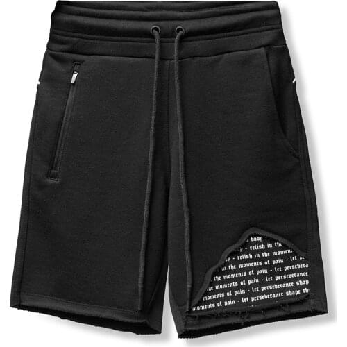 Summer Cotton Men Shorts Fashion Splicing Elastic Waist Fitness Shorts Leisure Bodybuilding workout Loose Shorts Men’s wear