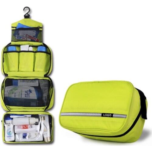 Folding hanging wash bag Mens and womens cosmetic bag Waterproof hook wash bag