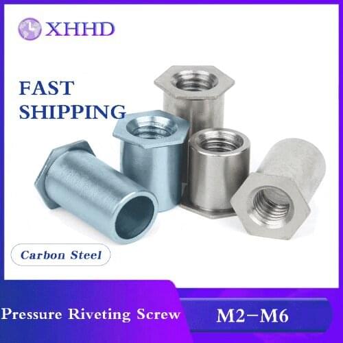 Through Hole Pressure Riveting Screw M2 M2.5 M3 M4 M5 M6 304 Stainless Steel