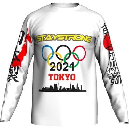 Bicycle Jersey Long Sleeve Cycling Tokyo Japan Games Mtb Shirt Sportwear Downhill T-shirt Motocross Mx Mountain Bike Clothing