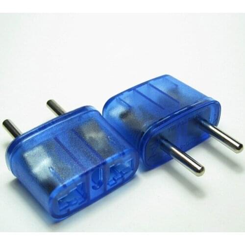 1pcs/lot US to EU Changeover Plug Charger Adapter , Travel Power Adaptor with Europe Socket Plug