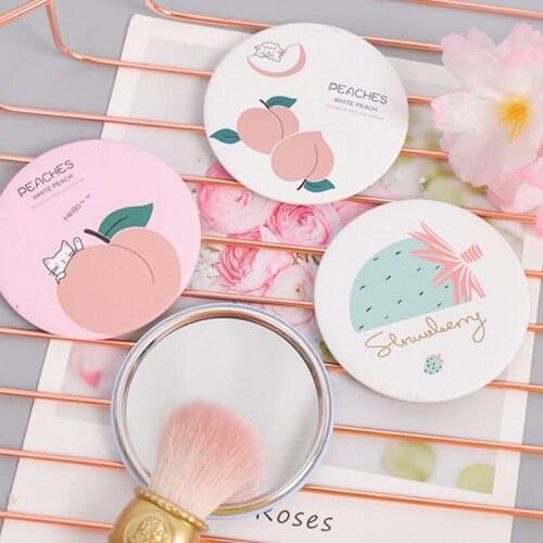 1pc Makeup Mirror Portable Hand Mini Make Up Mirror Travel Round Pocket Cosmetic Mirror Portable Beauty Makeup Tools