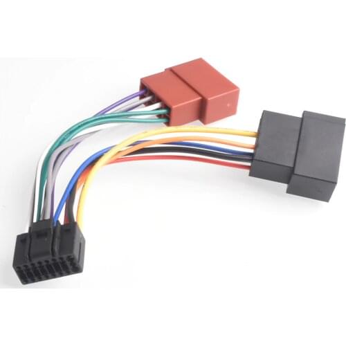 16Pin Car Stereo Radio Harness ISO for KENWOOD Radio to ISO Radio Play Plug Auto Adapter Wiring Harness Connector