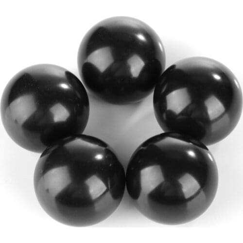 5Pcs Black Round Ball Bakelite Lever Knob M8*32 Machine Tool Replacement Bakelite