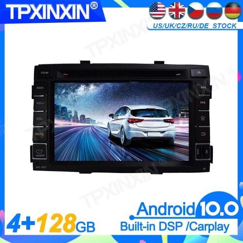 Android10.0 PX6 128GB For KIA SORENTO 2010-2012 DSP Head Unit Multimedia Player Auto Radio Tape Recorder Headunit GPS Navigation