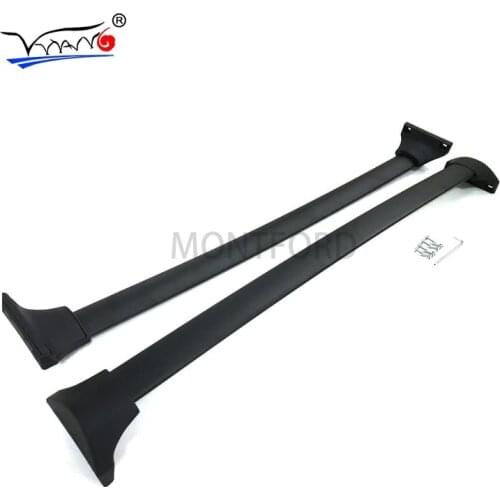 Car Styling For honda pilot 2016-2019 Aluminum Alloy Side Bars Cross Rails Roof Rack Luggage Carrier Rack 2Pcs